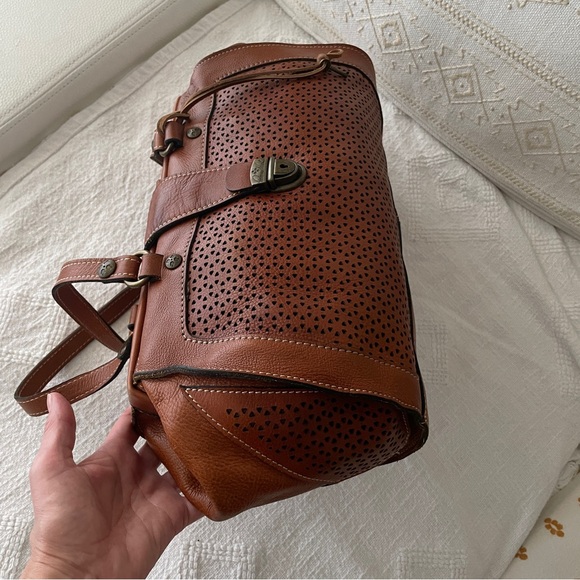 Patricia Nash Handbags - 🎉 NEW LISTING Patricia Nash Brown Satchel Doctor Bag Large Shoulder Bag